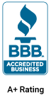 Better Business Bureau A+ rating